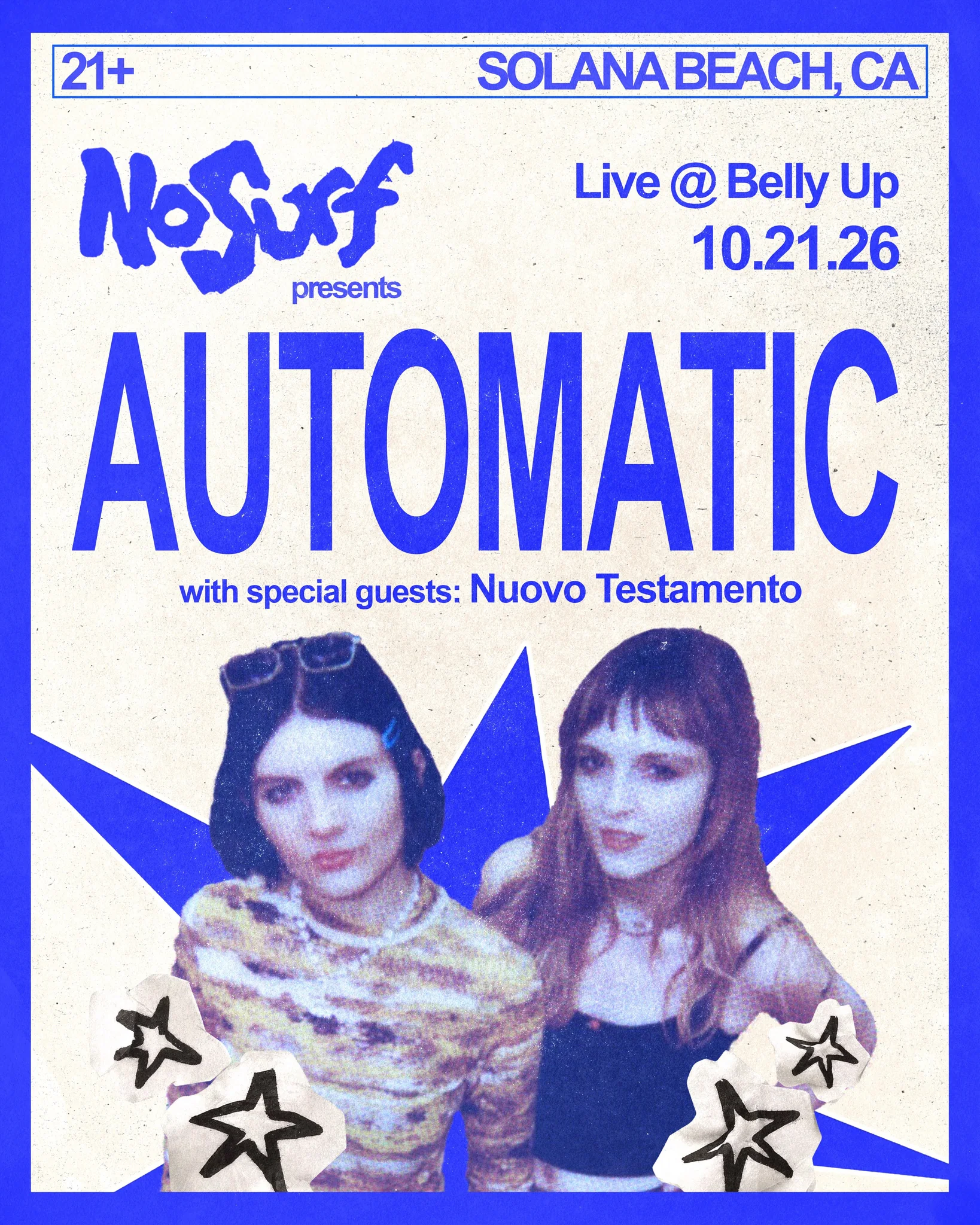 Automatic at Belly Up flyer
