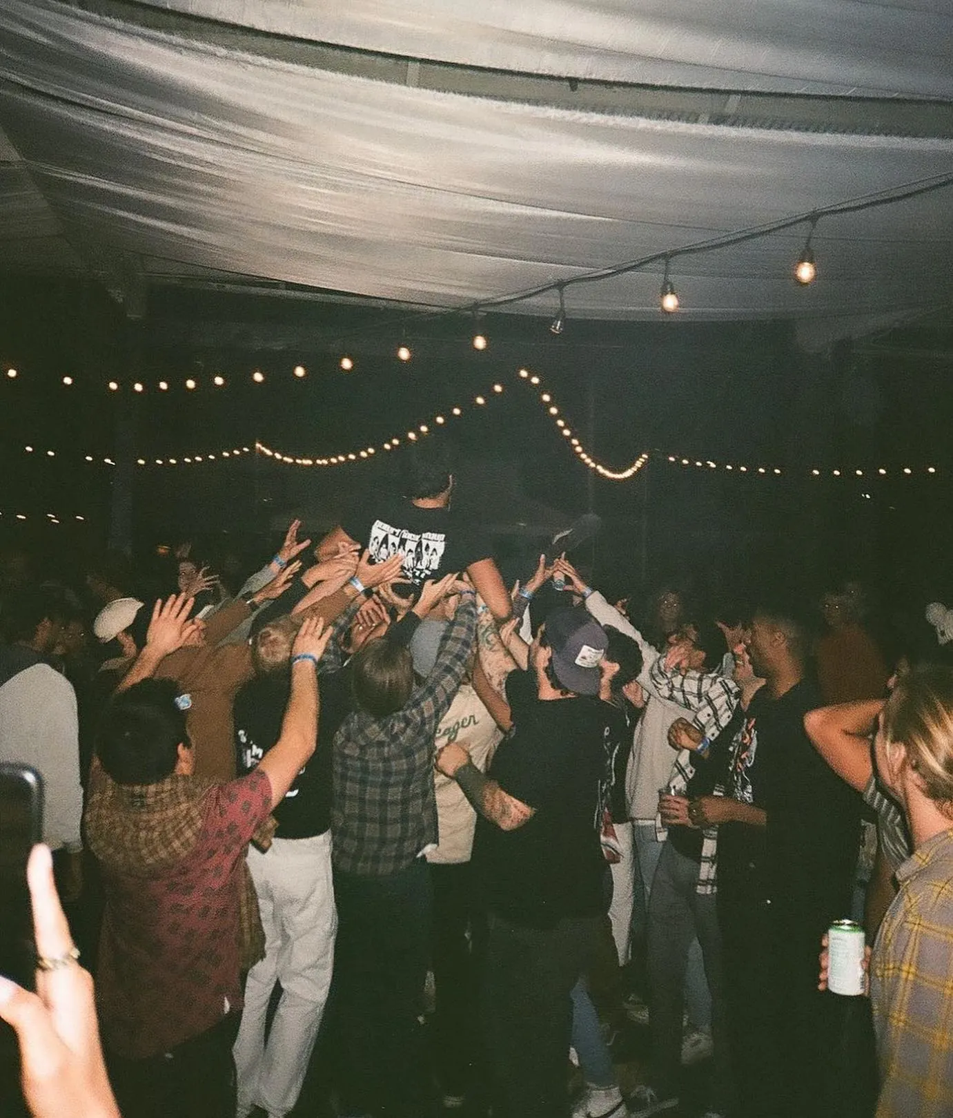The crowd at Local Lineup 2.0 on film